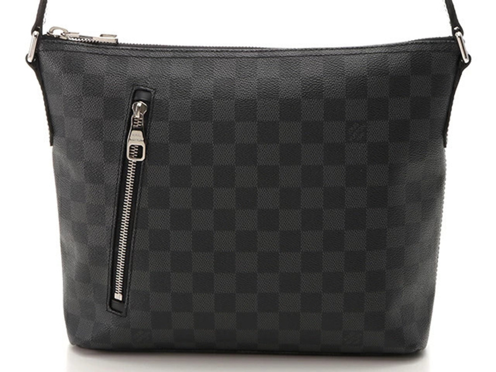 LOUIS VUITTON Mick Damier Graphite Black Shoulder Bag